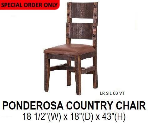 Ponderosa Country Chair
