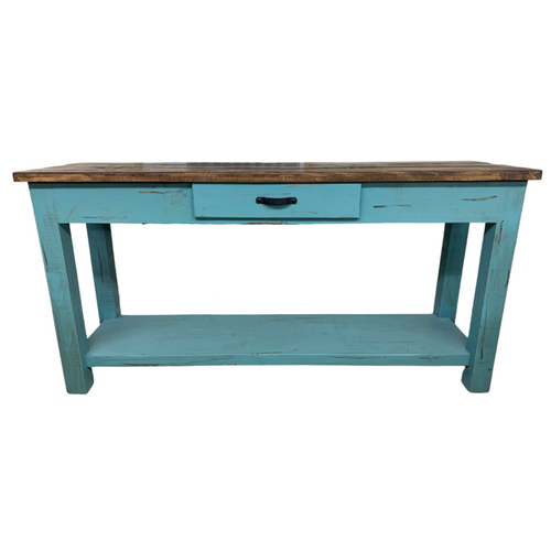 Turquoise Sofa Table