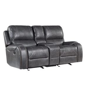 Gun Barrel Gray Loveseat