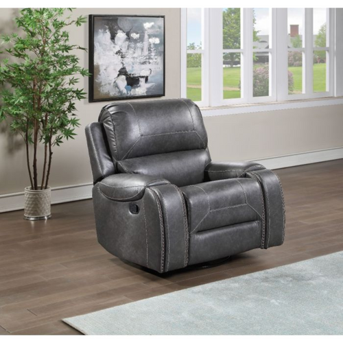 Gun Barrel Gray Recliner