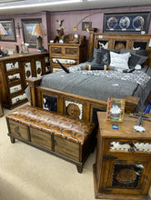 Load image into Gallery viewer, Cowhide Bedroom Set