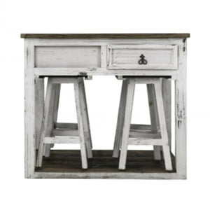 White Breakfast Bar