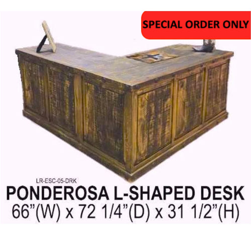 Ponderosa Right Angled/Combo Desk