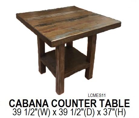 Cabana Counter Height Table