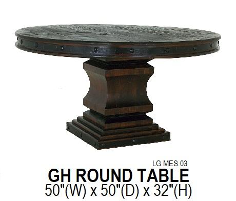 Grand Hacienda Round Table