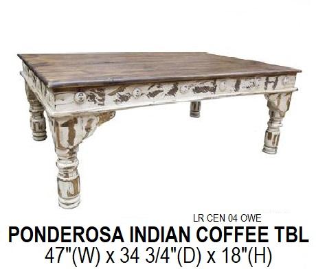 Ponderosa Indian Coffee Table