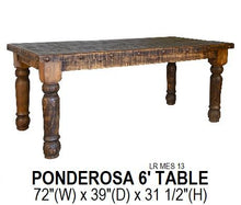 Load image into Gallery viewer, Ponderosa 6&#39; Dining Set