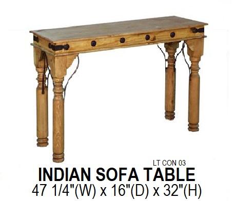 Indian Sofa Table