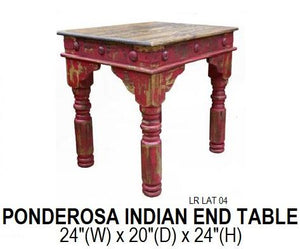 Ponderosa Indian End Table