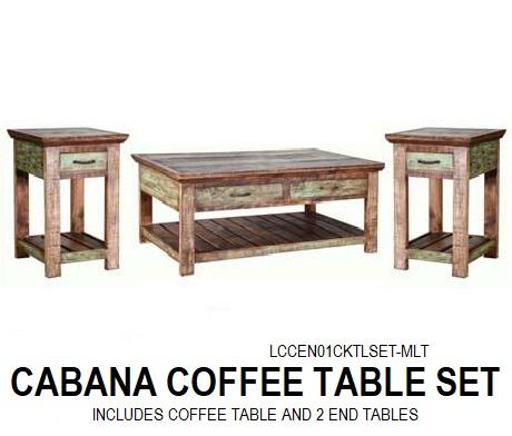 Cabana Coffee Table Set