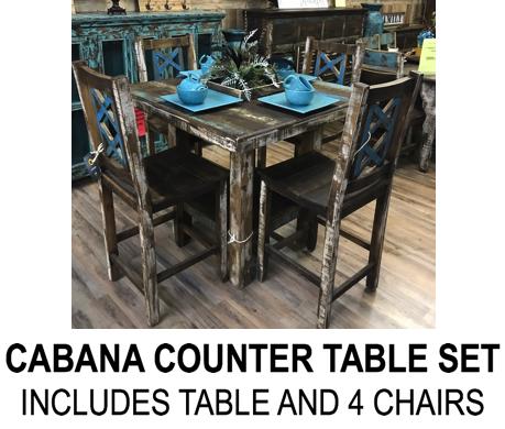 Cabana Counter Height Dining Set