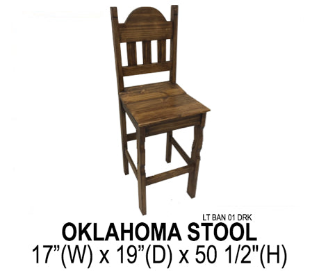 Oklahoma Stool (Dark)