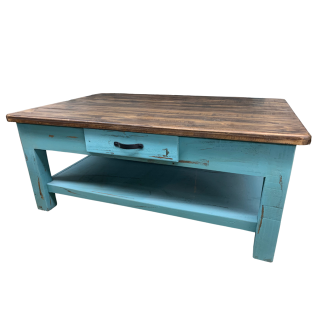 Turquoise Coffee Table