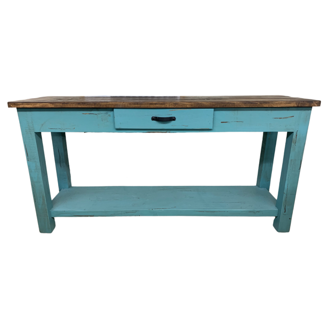 Turquoise Sofa Table