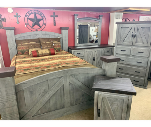 Weathered Farmhouse Bedroom Set