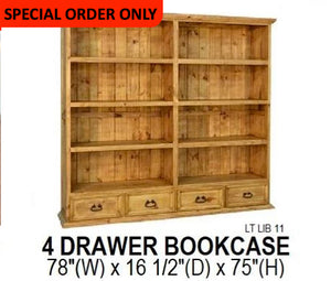 4 Drawer Bookcase