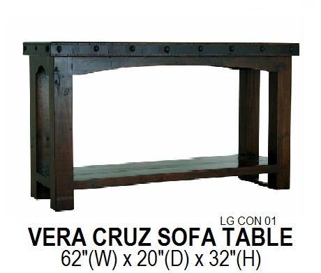 Grand Hacienda Vera Cruz Sofa Table
