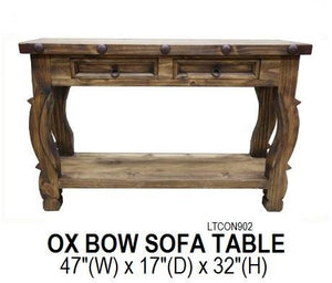 Ox Bow Sofa Table